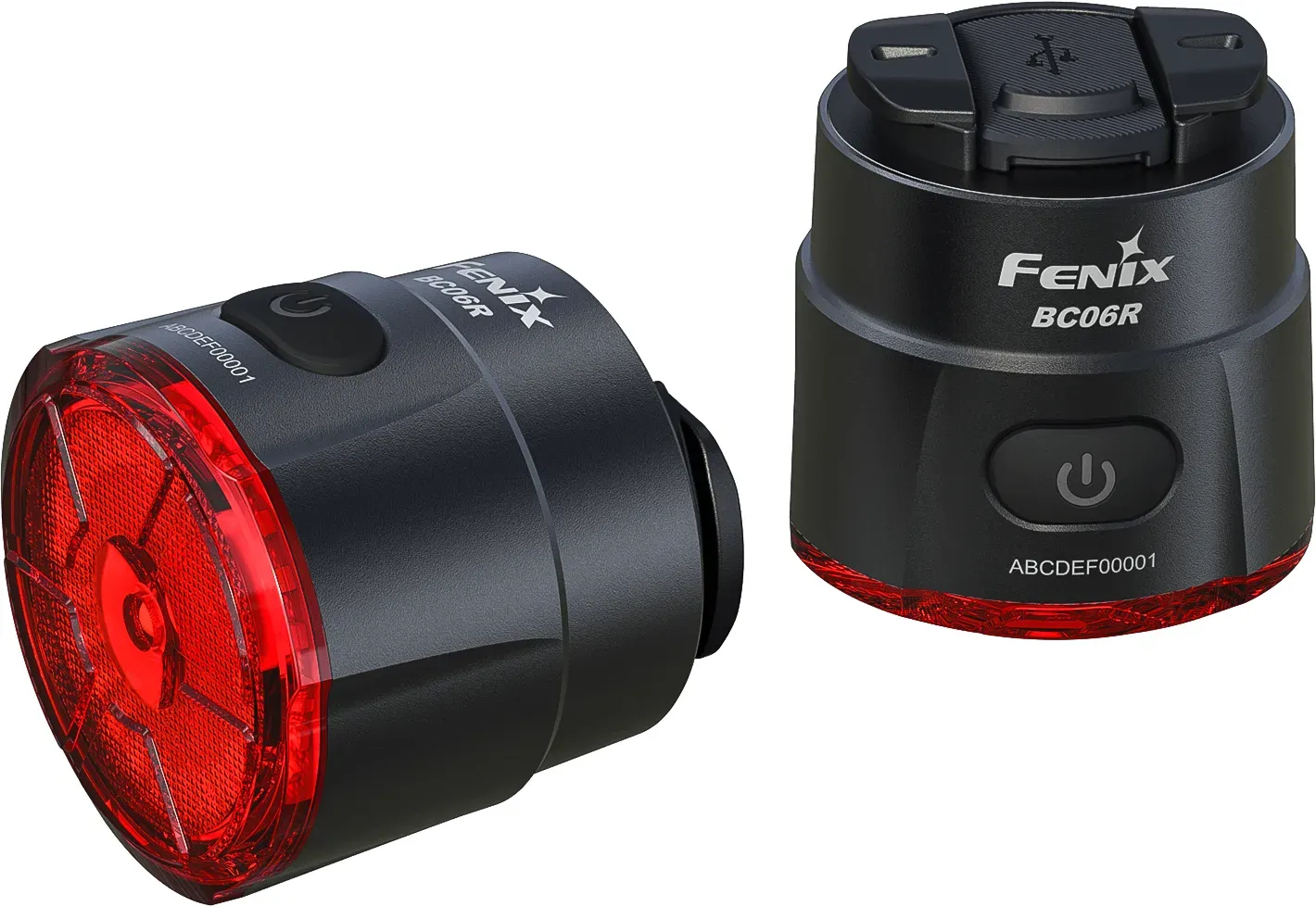 Fenix BC06R Intelligentes Fahrradrücklicht mit Bemssensor, 90 Lumen