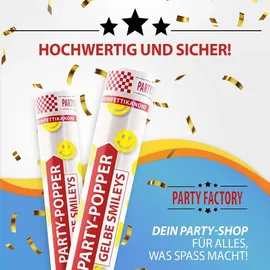 Party Factory Party Popper 40 cm 5 St. Gelb