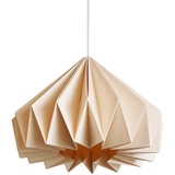 Brownfolds Papier Origami Lampenschirm; Vanille Glück Dual Pack |Light Peach|(LxBxH) 30 cm x 30 cm x 23cm