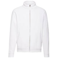 FRUIT OF THE LOOM Classic Sweat Jacket - weiß,