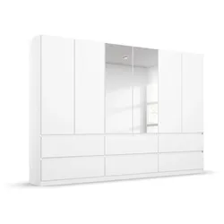 Drehtürenschrank RAUCH "Madrid", weiß, B:271cm H:210cm T:54cm, Holzwerkstoff, Schränke, mit oder ohne Beleuchtung