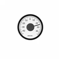 eva solo Außenthermometer Ø 11 cm schwarz