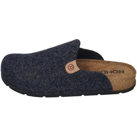 ROHDE Herren Pantoffel Memoryfußbett Hausschuh recycelter Softfilz H.Soave 6751, Größe:46 EU,