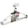 SOTech 5er Set Design Kleiderbügel Edelstahl 450 x 193 mm mit Haken
