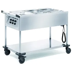 B.PRO Speisenausgabewagen SAW 3 Beheizt Offen