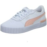 Puma Carina 2.0 Jr Sneaker, Weiße Rose, Staub, Silber, 37