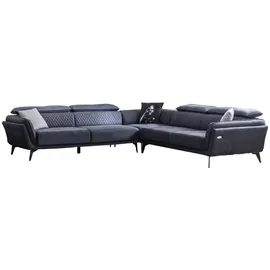 xlmoebel Robustes Graues Stoffsofa Designer L-Form Sofa Wohnzimmer Polster Couch
