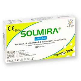 Solmira SARS-CoV-2 + Influenza A/B + RSV Selbsttest