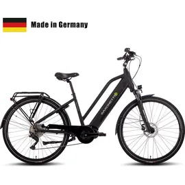 Saxonette Premium Sport Trapez 28" RH 45 cm schwarz matt