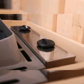 Karibu Saunaofen finnisch mit integrierter Steuerung