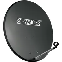 Schwaiger 60cm anthrazit + Twin LNB