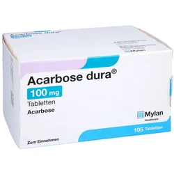 Acarbose dura 100 mg Tabletten 105 St