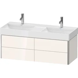 Duravit XSquare 118,4x46x39,7cm, 4 La, wandhängend, sw hgl