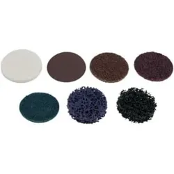 KS Tools Ersatz-Schleifpads, Ø50mm Sand-Papier 240 10er Pack
