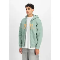 Alpha Industries Hoodie Basic Zip Hoodie BL grün L (50/52)