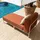 Oviala Chaiselongue Gartenmöbel orange