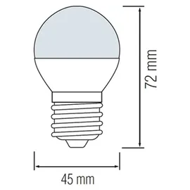 V-Tac LED-Birne 4W E27 430 lm kaltweiß 5 St.