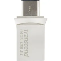 Transcend JetFlash 890 64GB silber