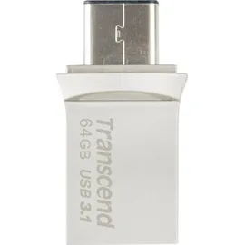 Transcend JetFlash 890 64GB silber