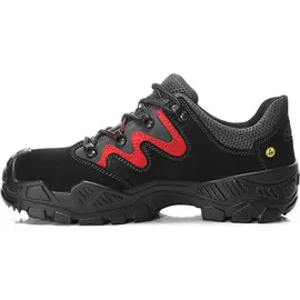 ELTEN MICK black-red Low ESD S2, Gr. 48