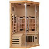 Sano Infrarotsauna SUPREME Infrarotkabine 2 Personen 6 Strahler 2040W Sauna
