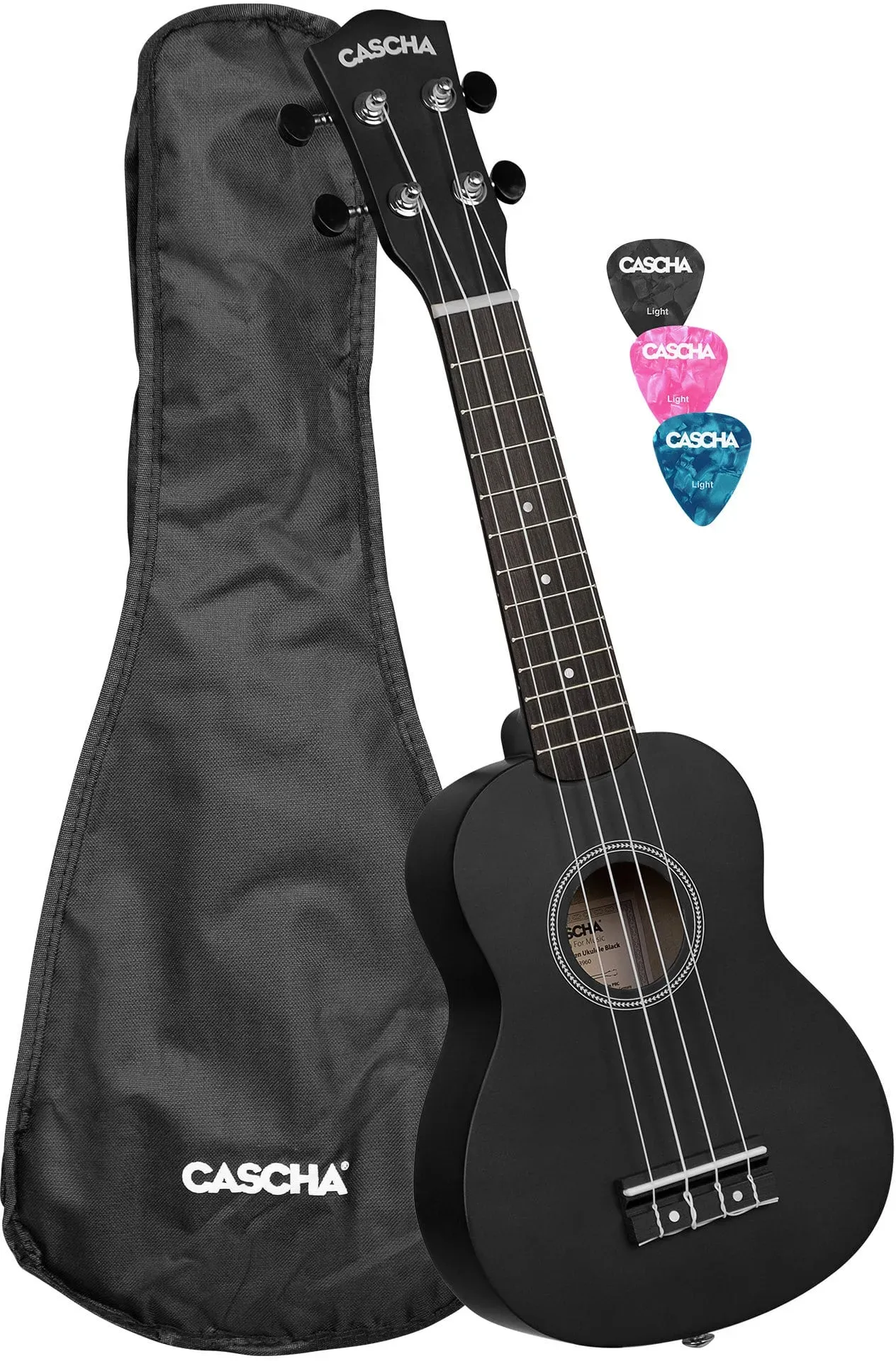 Cascha Sopran Ukulele Schwarz