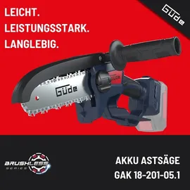 Güde GAK 18-201-05.1 Schnittlänge 150mm 2Ah Akku