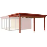 Lasita Maja Domeo 5 Dachverlängerung schwedenrot