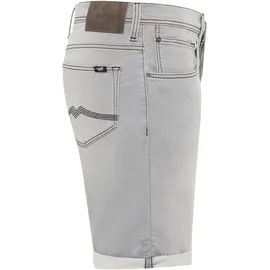 Mustang Jeans-Short Chicago in grau mit Kontrastnähten-W36