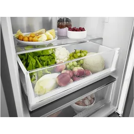 KOENIC KFK 611 A NF Kühl-Gefrierkombination (378 l, 2100 mm hoch, Inox)