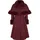 Hell Bunny Vintage Mantel - Capulet Coat Dunkelrot S - rot - S