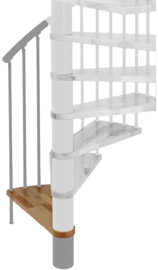 Minka Höhenerweiterung für SPIRAL EFFECT, 356 cm, 120 cm,Buche,Grau,lackiert