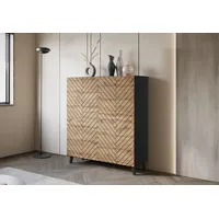 INOSIGN Highboard »HIGHBOARD PHUKET«, (1 St.), moderne Kommode mit