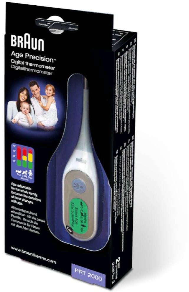 Braun Thermomètre Digital Age Précision® PRT2000 1 pc(s) Thermomètre