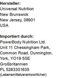 Universal Nutrition Animal Nitro Packs 44 St.