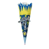 ROTH Schultüten-Bastelset Roboter, 68cm, eckig, Kreppverschluss,