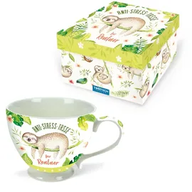 trotsch Sammeltasse Antistresstasse 0,44 l Weiß
