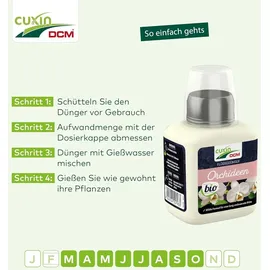 DCM CUXIN Flüssigdünger Orchideen BIO 0,25 l