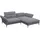 flexlux Ecksofa Salino, Funktionssofa mit Recamiere, Relaxsofa, Ecksofa, Sofa mit Arm- und Kopfteil-Verstellungen, Kaltschaum & Stahl-Wellen grau