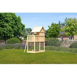 Akubi Kinderspielturm Frieda mit Anbau