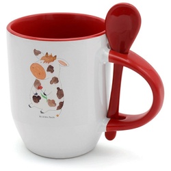 Mr. & Mrs. Panda Tasse Kuh – Weiß – Geschenk, Spruch, Tasse, Milchkuh, Kaffeebecher, Flausen, Keramik weiß