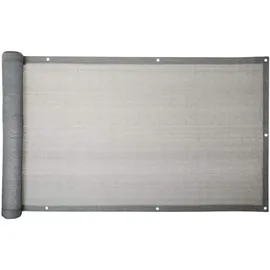 Estexo Balkonverkleidung 90 x 600 cm Grau Aluminium