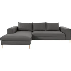 Polsterecke OTTO PRODUCTS "Finnja, L-Form", grau, B:277cm H:83cm T:170cm, Luxus-Microfaser: aus recycleten Textilien (100% PES), Sofas, XXL-Ecksofa