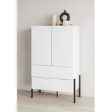 OTTO home Wäscheschrank Jukon 90 x 150 x 50 cm Weiß