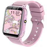 YEDASAH Smartwatch Kinder - Kinder Smartwatch Mädchen Jungen Mit Wecker 26 SpieleLernen Karte Hörbuch Kamera Video Player Musik Recorder Rechner Kalender Taschenlampe Schrittzähler