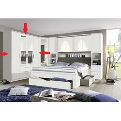 Kleiderschrank LINDAU - weiß