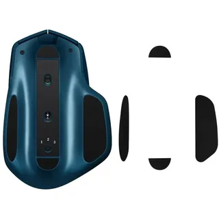 kwmobile Mouse Feet Sticker kompatibel mit Logitech MX Master 2S Ersatz Glider - Mausfüße passgenau - Maus Glides in Schwarz