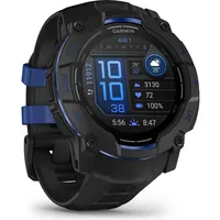Garmin Instinct 3 AMOLED 50 mm Schwarz / Bolt Blue