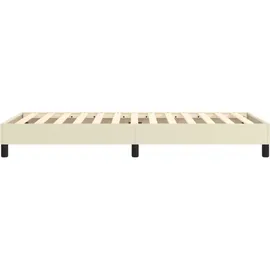 vidaXL Boxspringbett 90 x 190 cm Creme