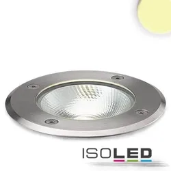 LED Bodeneinbaustrahler rund 7W COB 500lm 90° warmweiß 230V EEK G [A-G]